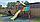 Игровой комплекс "Спайдер", домик, качеля, горка, цветная крыша,деревянная лестница, фото 2