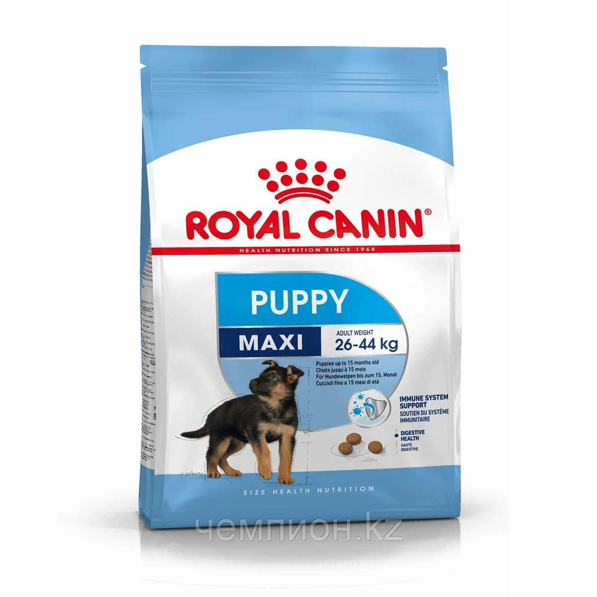 ROYAL CANIN Maxi Puppy, Роял Канин корм для щенков крупных пород с 2 до 15 месяцев, уп. 4 кг