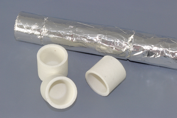 Керамические тигли, премиум Ø 1”, завернуты в фольгу, 1,000 штук