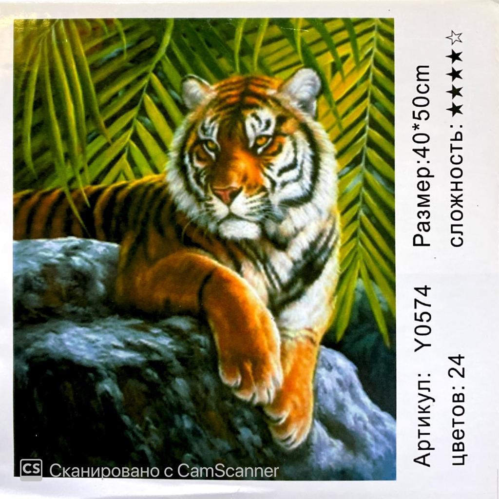 Картина по номерам "Тигр" 50*40