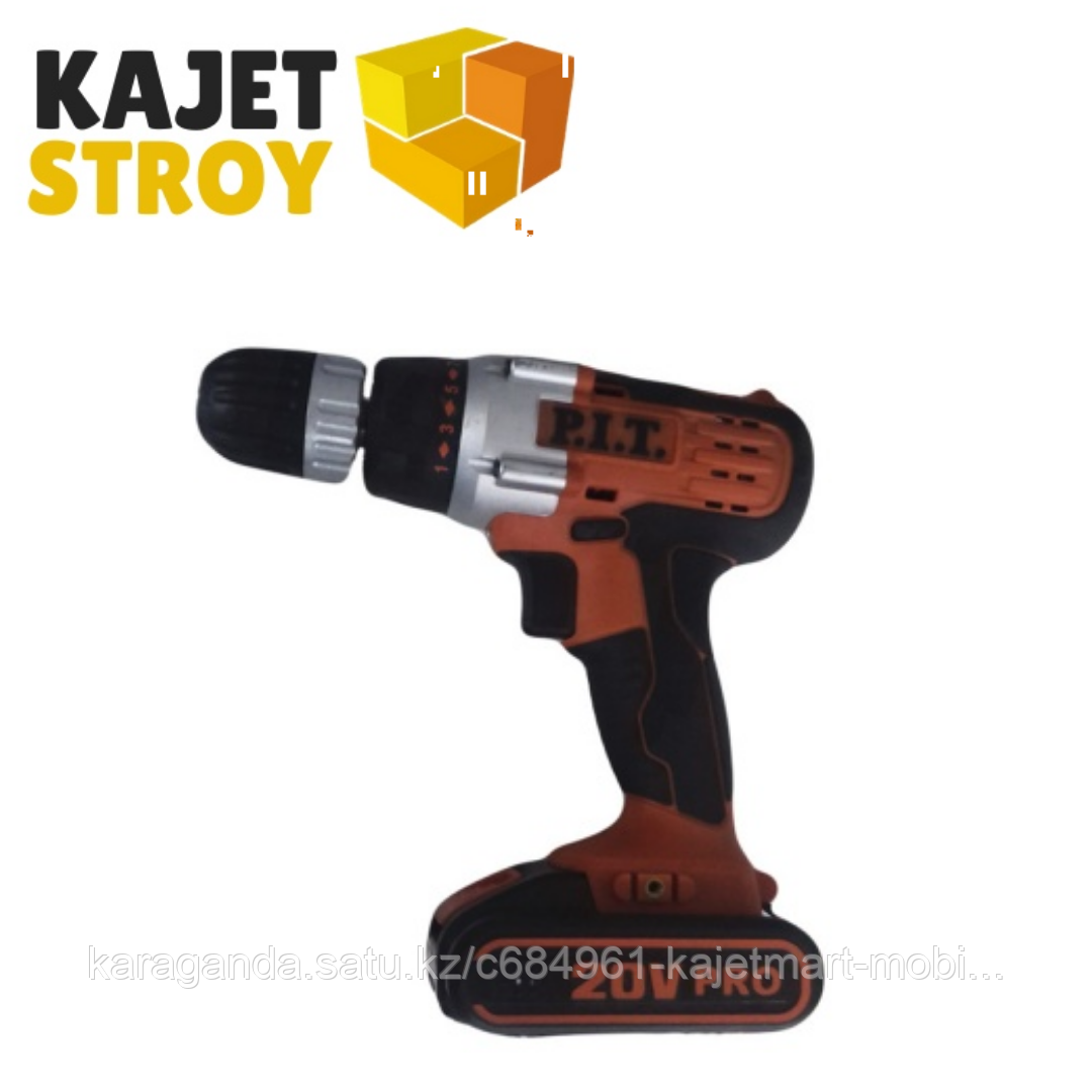 P.I.T. 31034-PRO Шуруповерт 20 V, Li-lon (5)