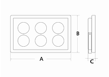 LED Прожектор ARENA 500W 45000Lm IP65, фото 3