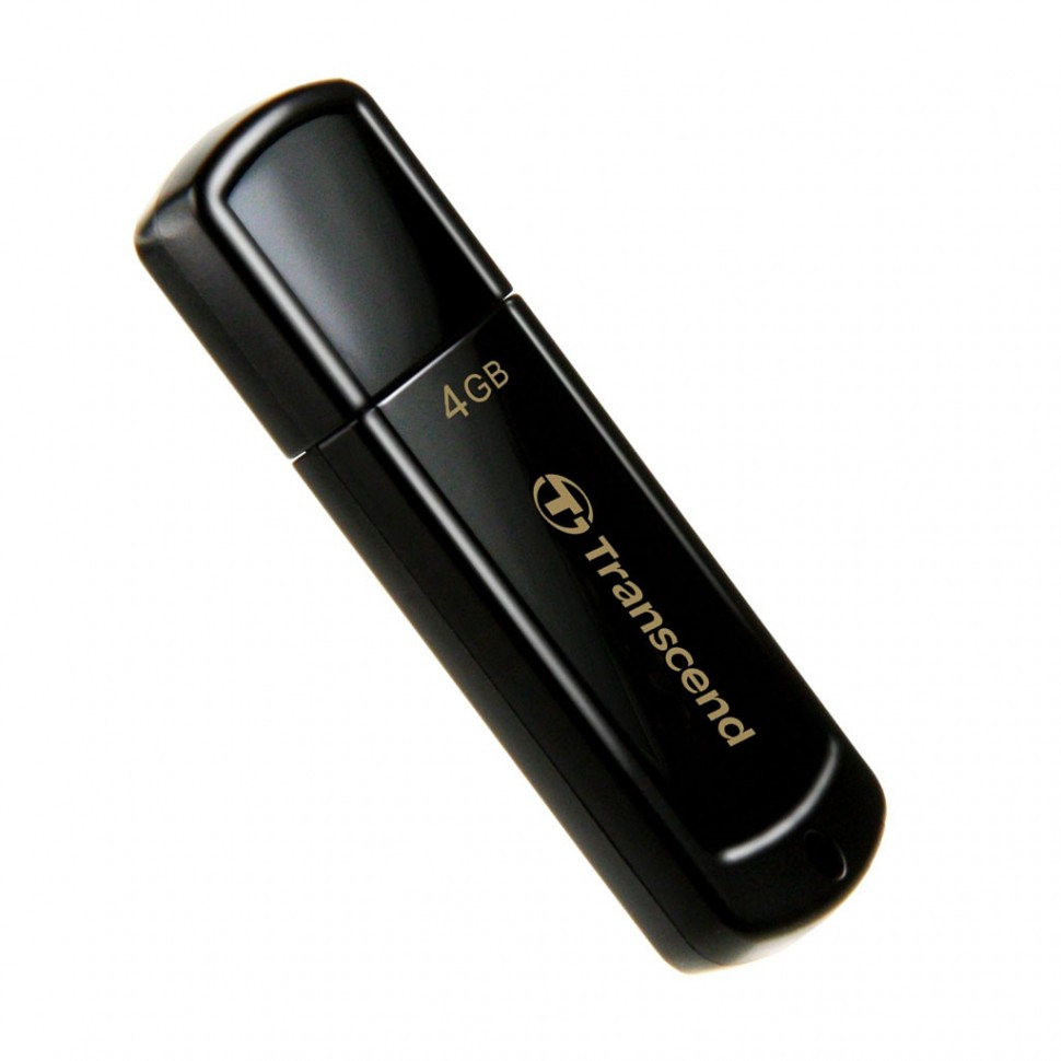 USB Флеш 4GB 2.0 Transcend TS4GJF350 черный