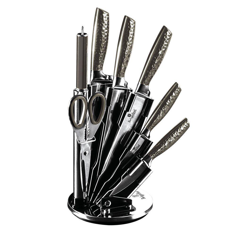 Набор ножей Berlinger Haus Metallic Line Carbon Edition 8 предметов (BH 2461) - фото 1 - id-p78070517