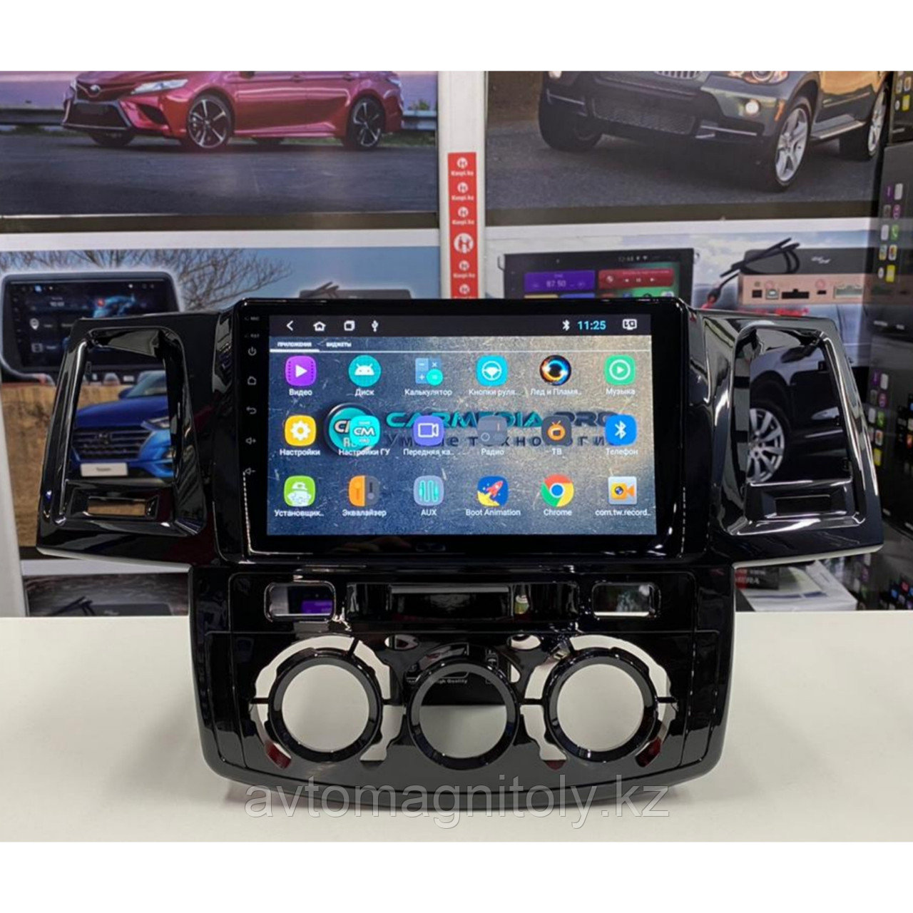 Магнитола CarMedia PRO Toyota Hilux 2013-2015 - фото 3 - id-p75452059