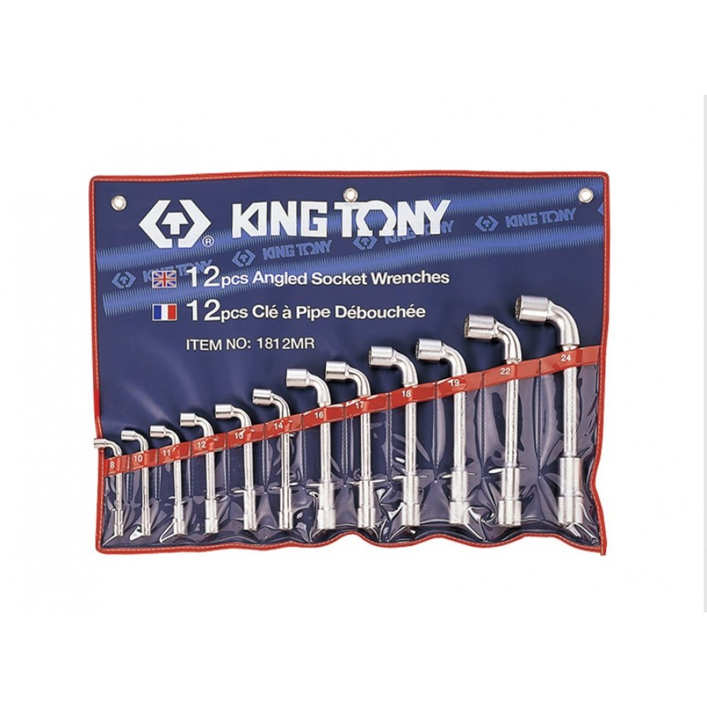 Набор торцевых L-образных ключей, 8-24 мм, 12 предметов KING TONY 1812MR - фото 1 - id-p78075887