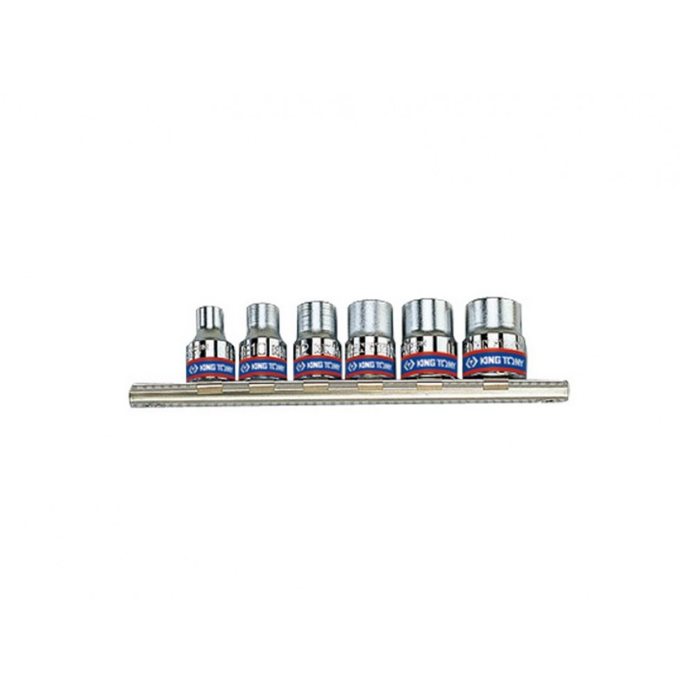 Набор торцевых головок 3/8", TORX Е-стандарт, Е8-Е18, 6 предметов KING TONY 3106PR, фото 1
