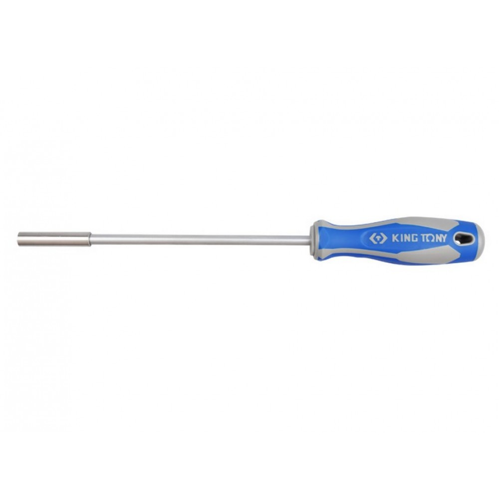 Отвертка вороток под вставки (биты) 1/4", 300 мм KING TONY 213312DF (Код: 213312DF)