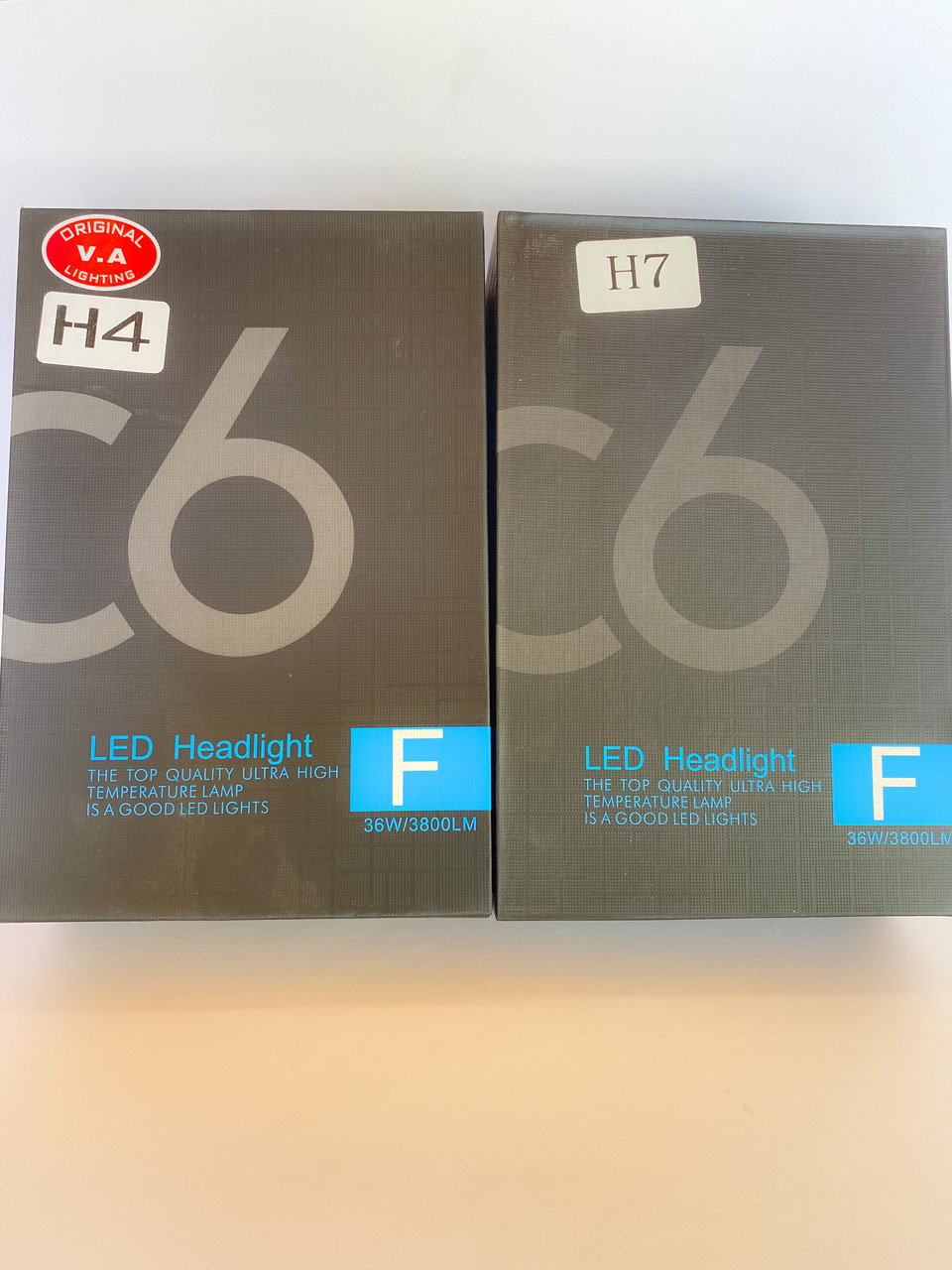 Светодиодные лампы H4, C6 LED 3800Lm ч