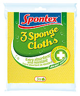 Ж ке сүрткіш 3 дана Sponge Cloths Spontex