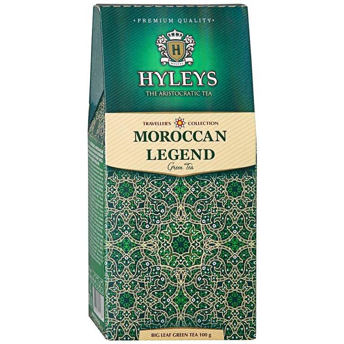 Чай зеленый Марокканская Легенда крупно листовой 100гр картон упак Hyleys - фото 1 - id-p78078279