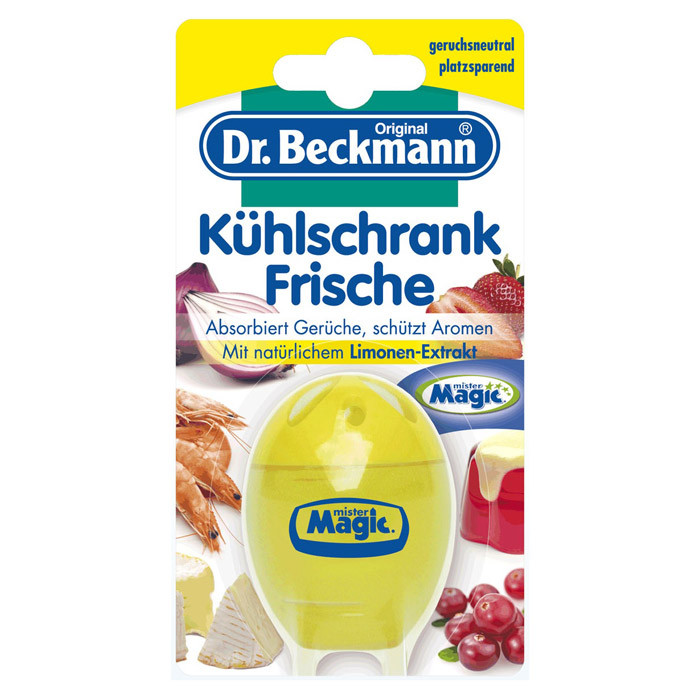 Поглотитель запахов для холодильника в форме яйца, лимон 40гр Dr.Beckmann - фото 1 - id-p68409573