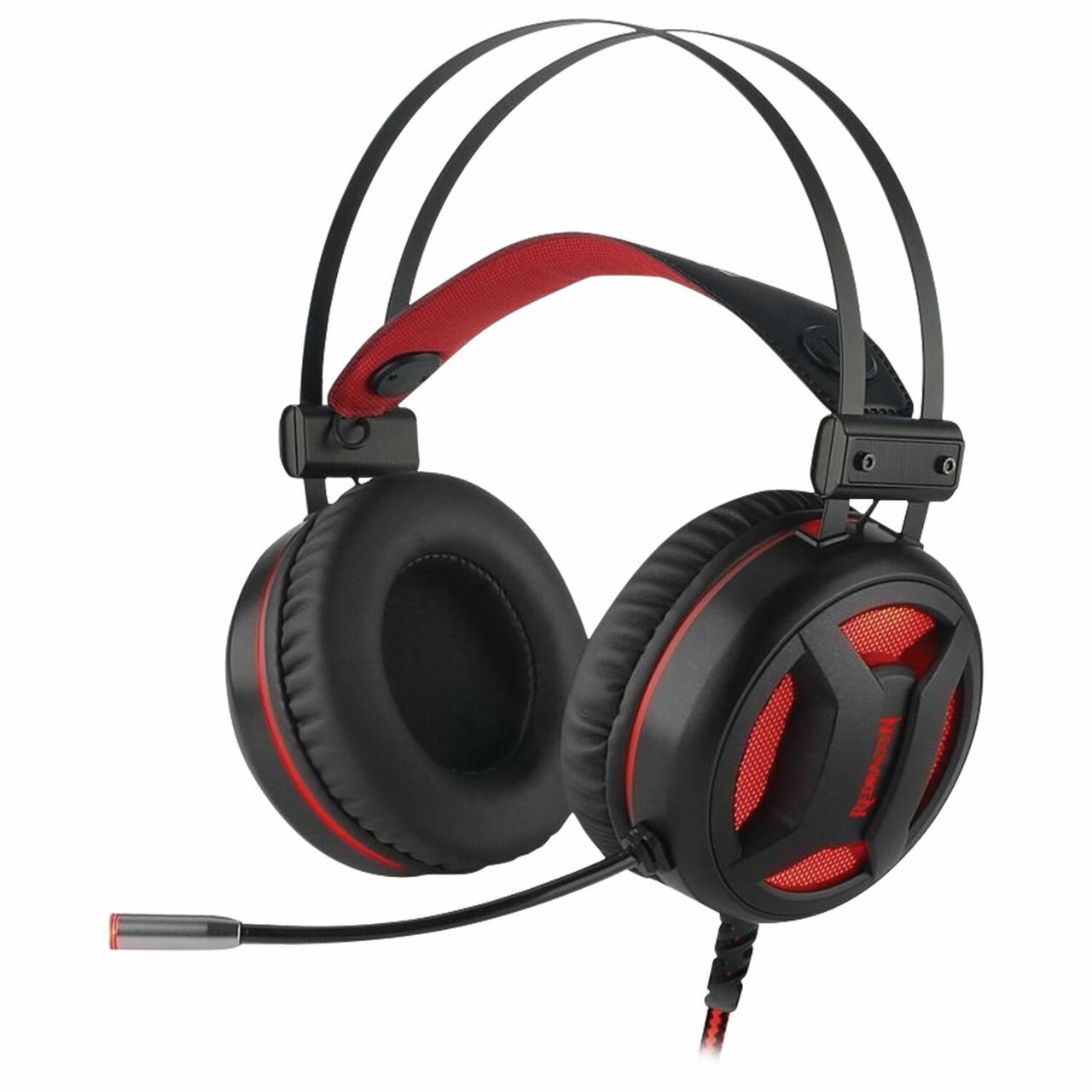 Наушники-гарнитура игровые Redragon Minos (красный + черный)