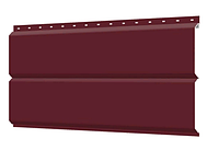 Металлосайдинг 240х0,45 мм Красный RAL 3005 глянец Europanel