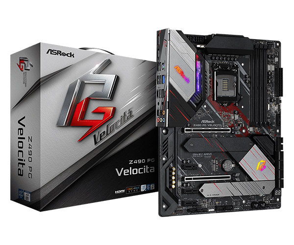 Материнская плата ASRock Z490 PG VELOCITA