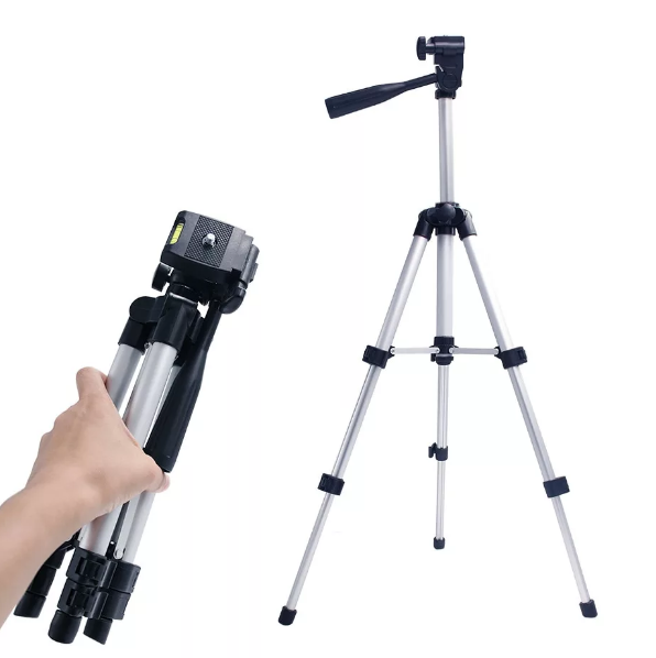 SHtativ-trenoga dlya fotoapparata/smartfona TRIPOD-330A universal'nyj, s urovnem i chekhlom Штатив-тренога для фотоаппарата/смартфона TRIPOD-330A универсальный, с уровнем и чехлом