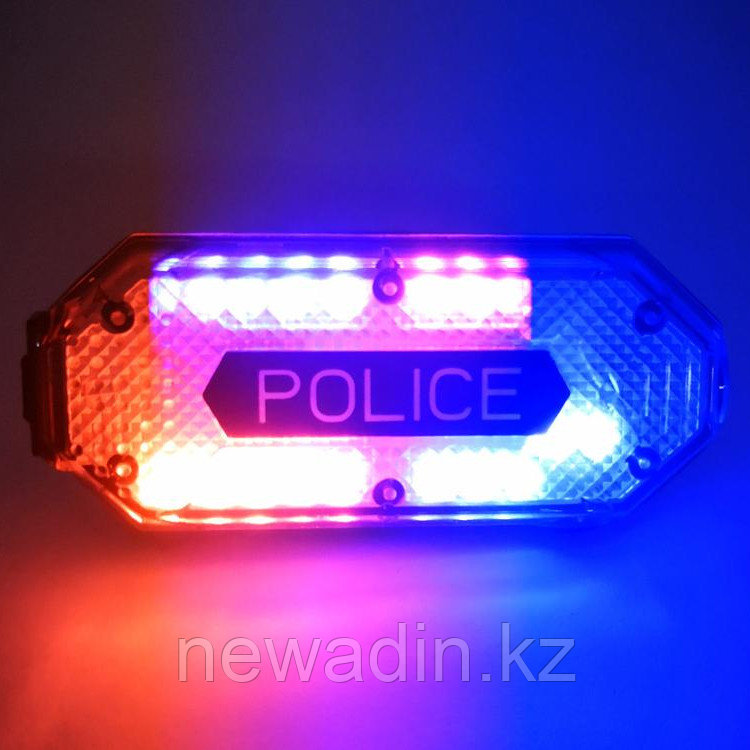 Носимый проблесковый полицейский маячок с встроенным фонариком Police Shoulder Light, фото 1