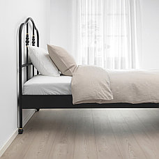 Кровать САГСТУА черный Лурой 90x200 см ИКЕА, IKEA, фото 3