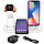 Беспроводная зарядка 4 в 1 AirPower Fast Charge с технологией QI для iPhone, Apple Watch, AirPods (White), фото 4