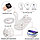 Беспроводная зарядка 4 в 1 AirPower Fast Charge с технологией QI для iPhone, Apple Watch, AirPods (White), фото 5