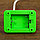 Лампа настольная 79956/1 LED 2Вт USB батарейки 3АА зеленый 10х7х37 см, фото 6