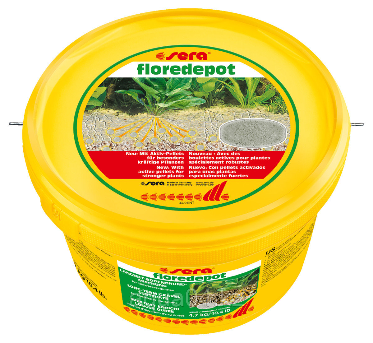 Sera FLOREDEPOT питательный грунт для растений (2,4 кг)
