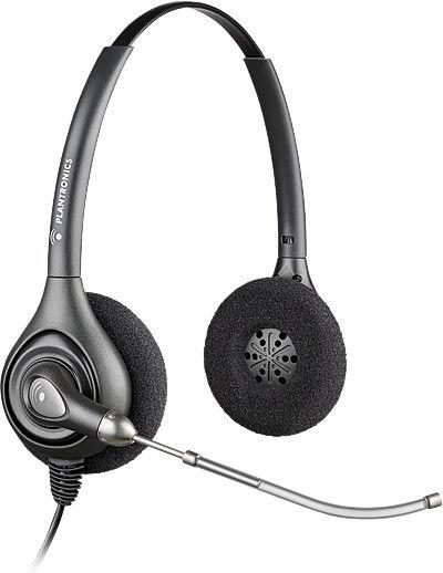 Наушники-гарнитура проводная Plantronics HW261/A черный