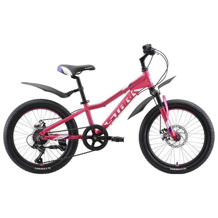 Велосипед 20" Stark Bliss 1 D, 2020, цвет розовый/фиолетовый/белый
