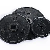 Блины на штангу чугунные российского завода ЗЭСО. Россия