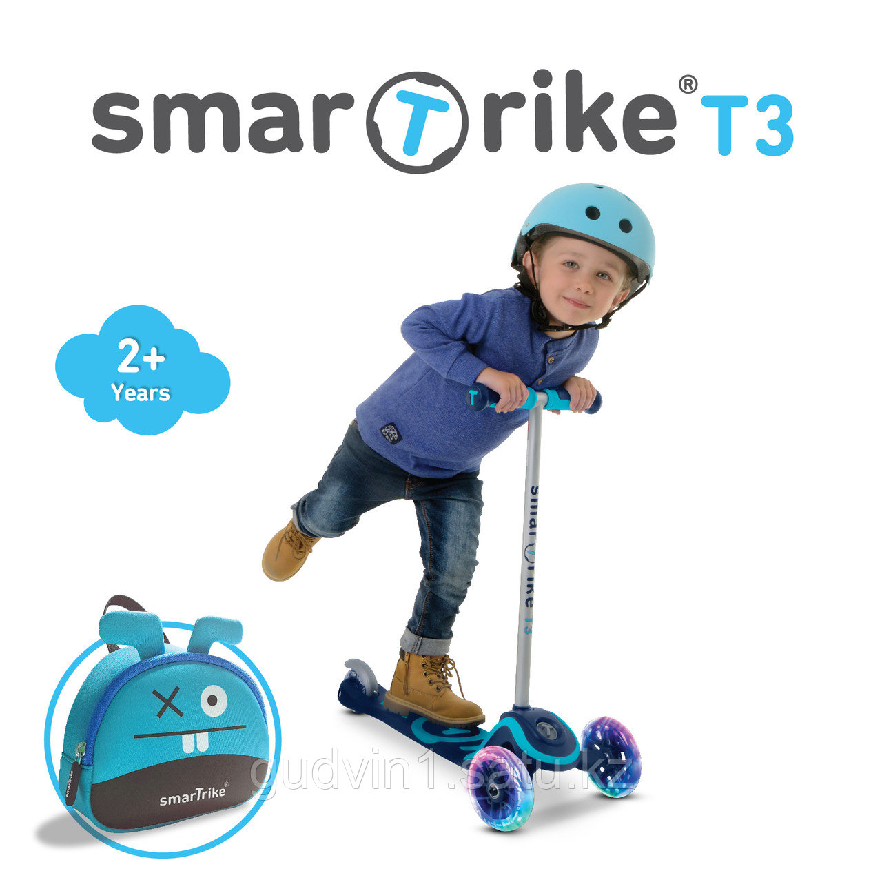 Самокат Smart Trike Scooter T3 Blue