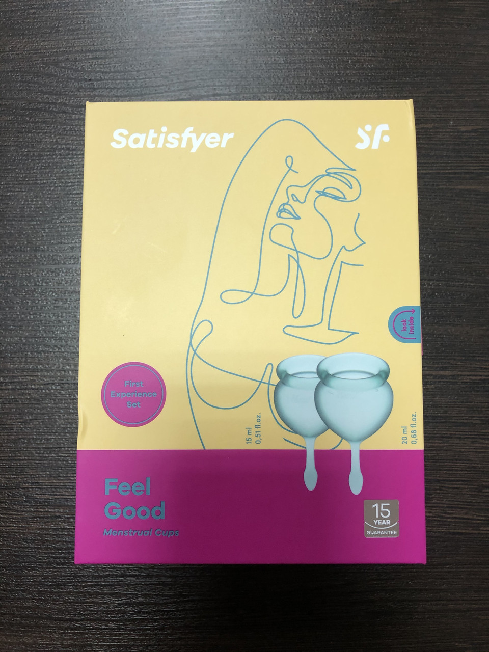 Набор менструальных чаш "Satisfyer Feel Good" - 15 мл и 20 мл - фото 1 - id-p78160158