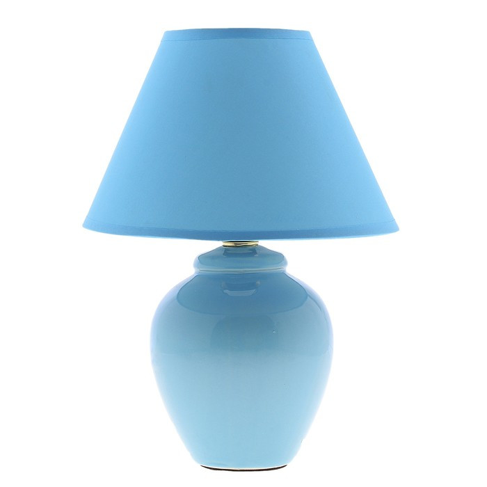 Лампа настольная "Азалия", 220V, синяя
