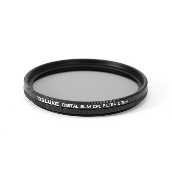 Фильтр поляризационный (CPL) для объектива Deluxe DLCA-CPL 52 mm (Ультратонкий, 52 мм, Black) - фото 1 - id-p78024022