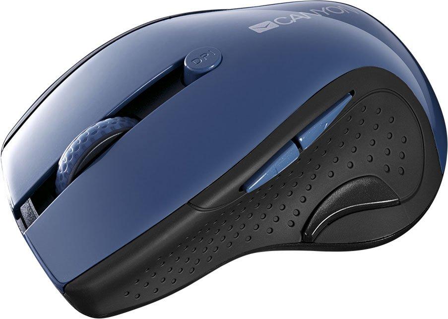 Беспроводная мышь с синим LED-сенсором CANYON CNS-CMSW01BL (Blue)