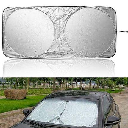 Солнцезащитный экран с каркасом автоматический на лобовое стекло автомобиля, фото 2