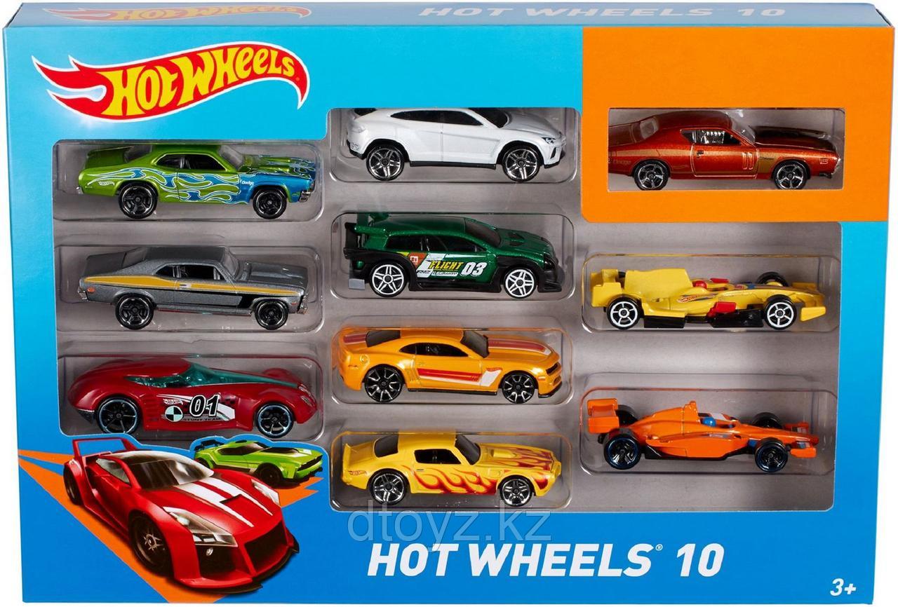 Hot Wheels Набор из 10 машинок - фото 1 - id-p78168954