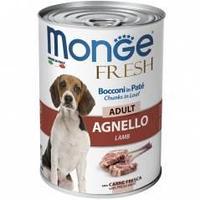 4571 Monge Fresh, влажный корм для собак с ягнёнком, банка 400гр.