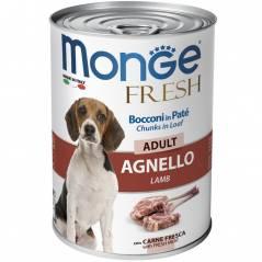 4571 Monge Fresh, влажный корм для собак с ягнёнком, уп.24*400гр.