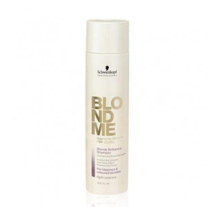 Шампунь для поддержания холодных оттенков блонд Schwarzkopf blondme shampoo for cool blond 250 мл