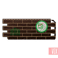 Фасадная панель VOX Vilo Brick Dark Brown  (темно-коричневый кирпич), фото 2