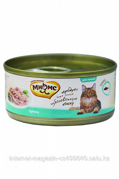 Влажный корм для кошек Мнямс с тунцом и анчоусами в желе