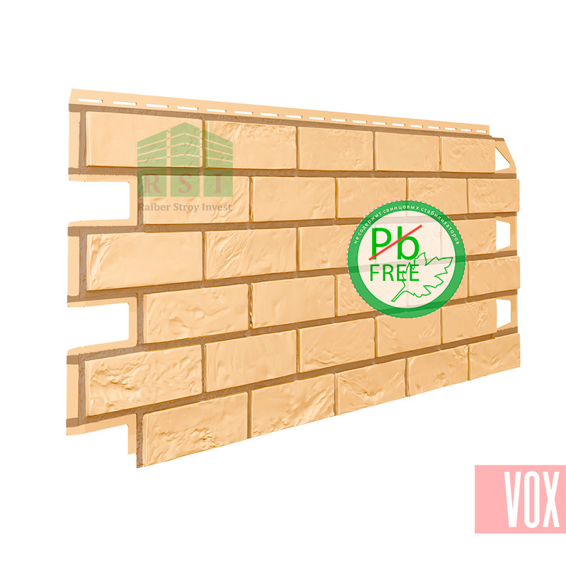 Фасадная панель VOX Vilo Brick Sand  (песочный кирпич)