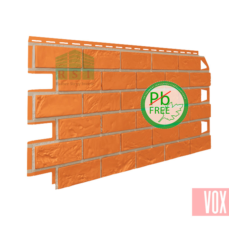 Фасадная панель VOX Vilo Brick Marron  (каштановый кирпич)