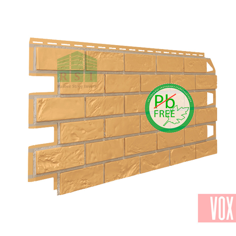 Фасадная панель VOX Vilo Brick Ginger  (имбирный кирпич)