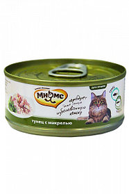 Влажный корм для кошек Мнямс с тунцом и макрелью в желе