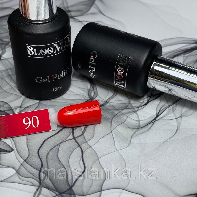 Гель лак BlooMax №90 с ароматом клубники, 12 мл
