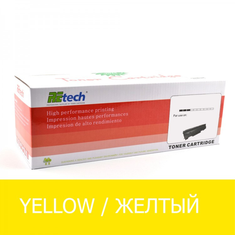 Картридж RETECH для CLJ Pro M252/274/277 CF402A (Yellow)