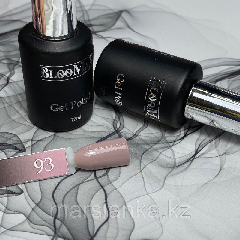 Гель лак BlooMax №93 с ароматом клубники, 12 мл