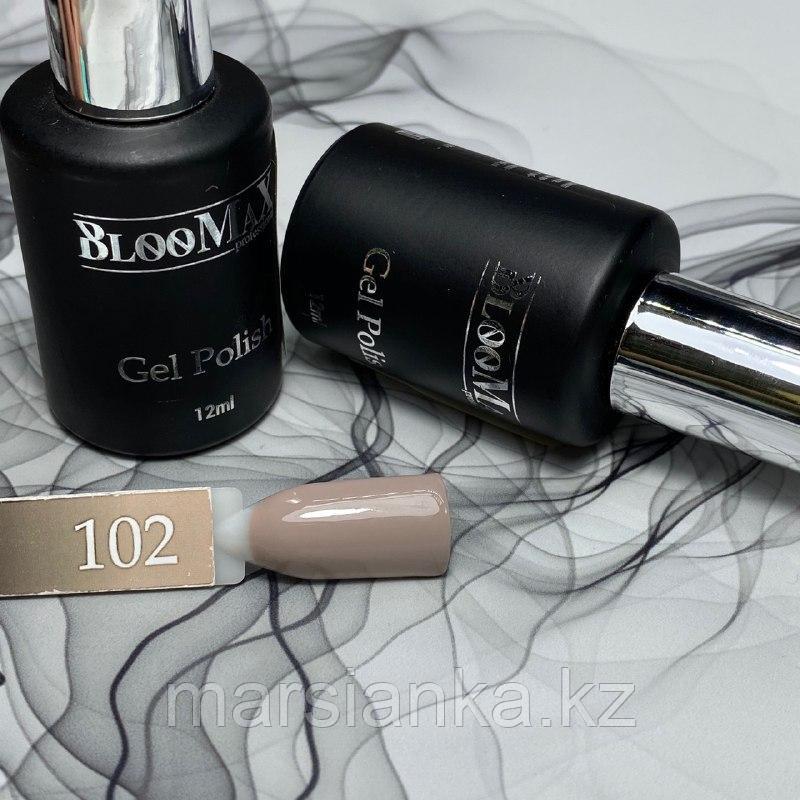 Гель лак BlooMax №102 с ароматом клубники, 12 мл