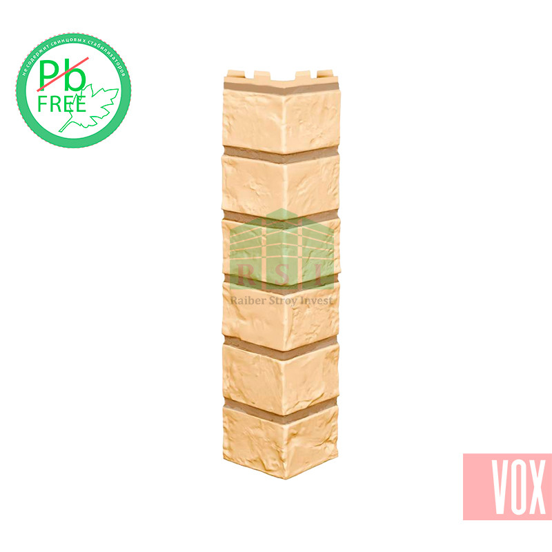 Наружный угол VOX Vilo Brick Sand (песочный кирпич)